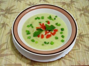 Суп-пюре картофельный с сельдереем