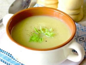 Суп-пюре картофельный с сельдереем