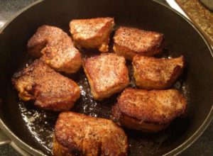 Рецепт жареной свинины